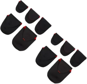 2sets 5pcs Lens Pouch Bag Shockproof Neoprene Camera Lens Carry Case Durable Compact Design for Dslr Protection and Bumps 5pcs*2