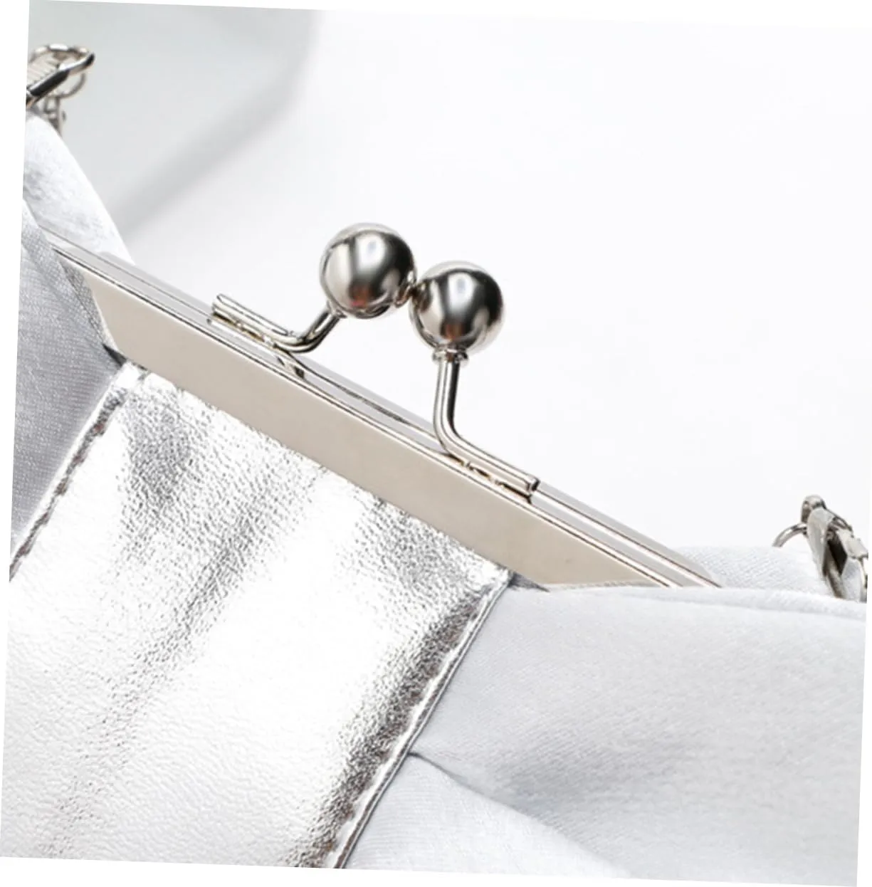 Amosfun 2pcs Evening Bag Satin Flap Bow Clutch Women Diagonal Package Dinner Bag Evening Clutch