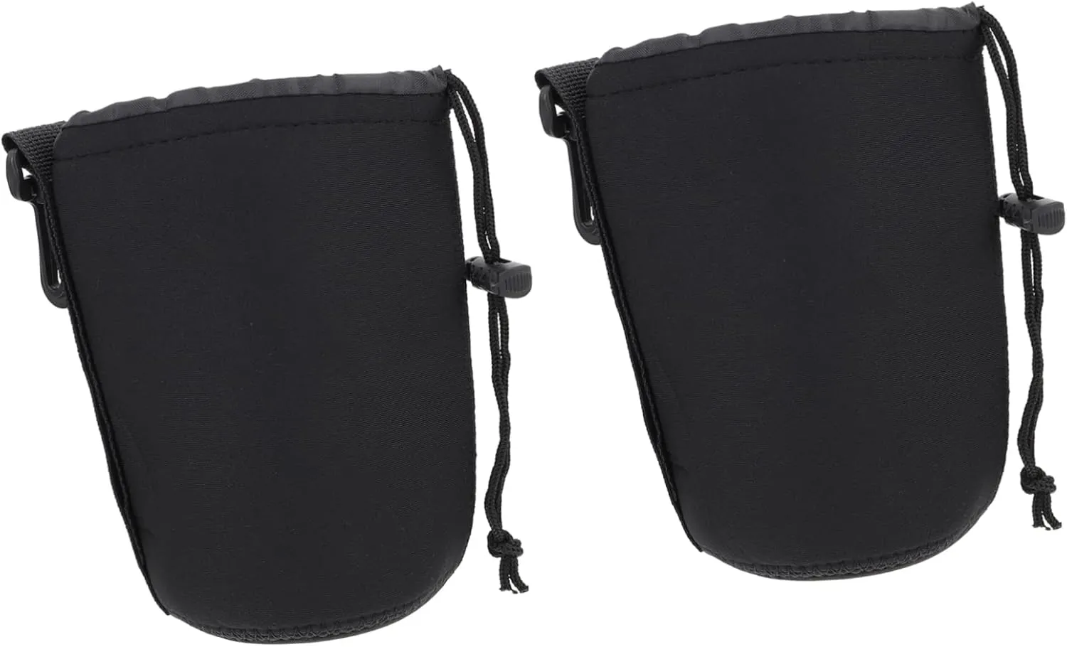 Angoily Neoprene Lens Pouch Bag for Dslr Hooks Soft Elastic Moisture Sand Dust Scratch Protection Compact Design