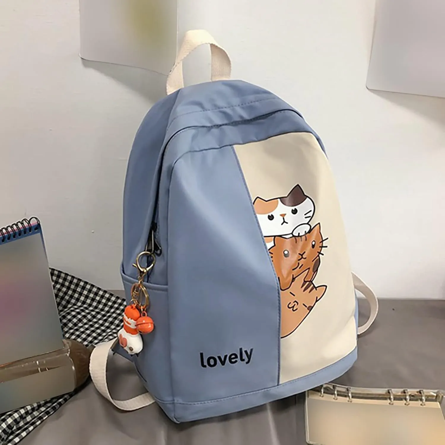 Anti Theft Backpack with Secured Zipper Comfortable Leather Student Backpacks Fashion Faux Work Travel Handbags(BU2)