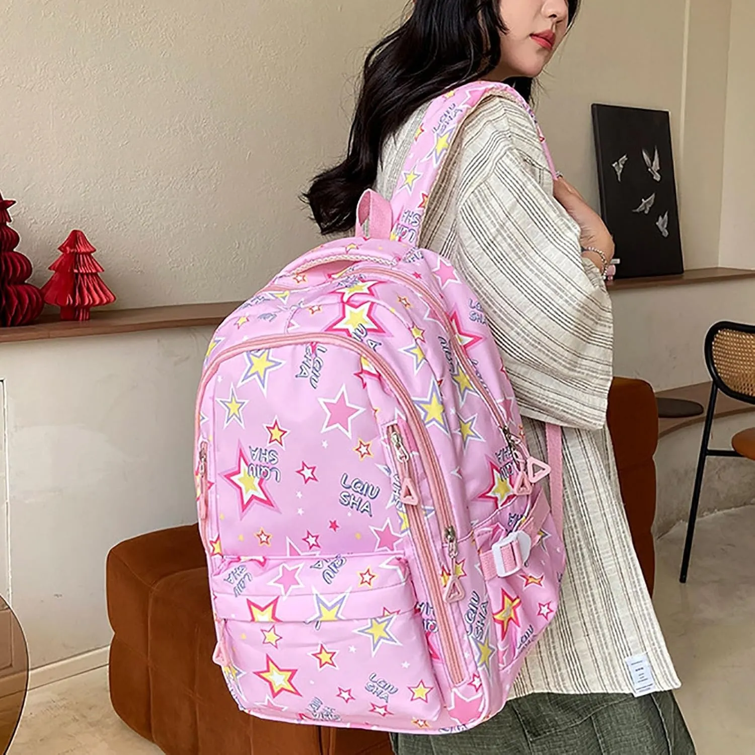 Backpack Purse for Women Medium Size Letter Purse Mobile Phone Messenger Bags Fashion Bags for Travel Work Gift(One Size)