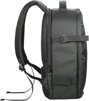 Camera Bag, 16.93 * 11.81 * 7.48in Dual Zipper Padded DSLR Bag Camera Bag Small Camera Backpack With Laptop Compartment with Waterproof protective for Outdoor Photography