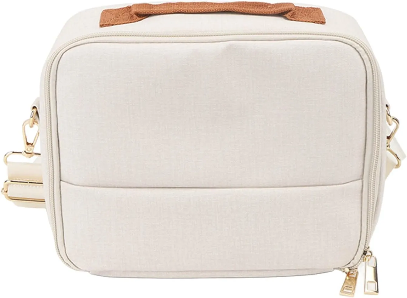Camera Bag, Large Capacity Camera Storage Bag with Adjustable Shoulder Strap, Thickened Padding Handle Zipper Camera Case for CP910 1200 1300 DSLR (Beige)