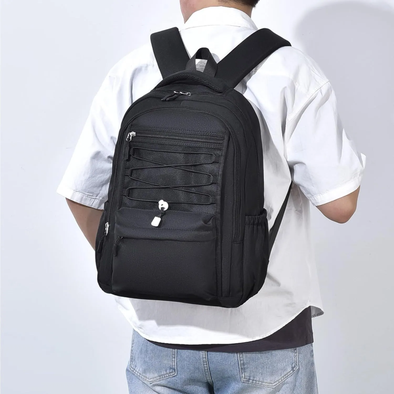 Casual Travel Laptop Backpack for Women Men, Lightweight Large capacity Casual Laptop Backpack Travel Bag