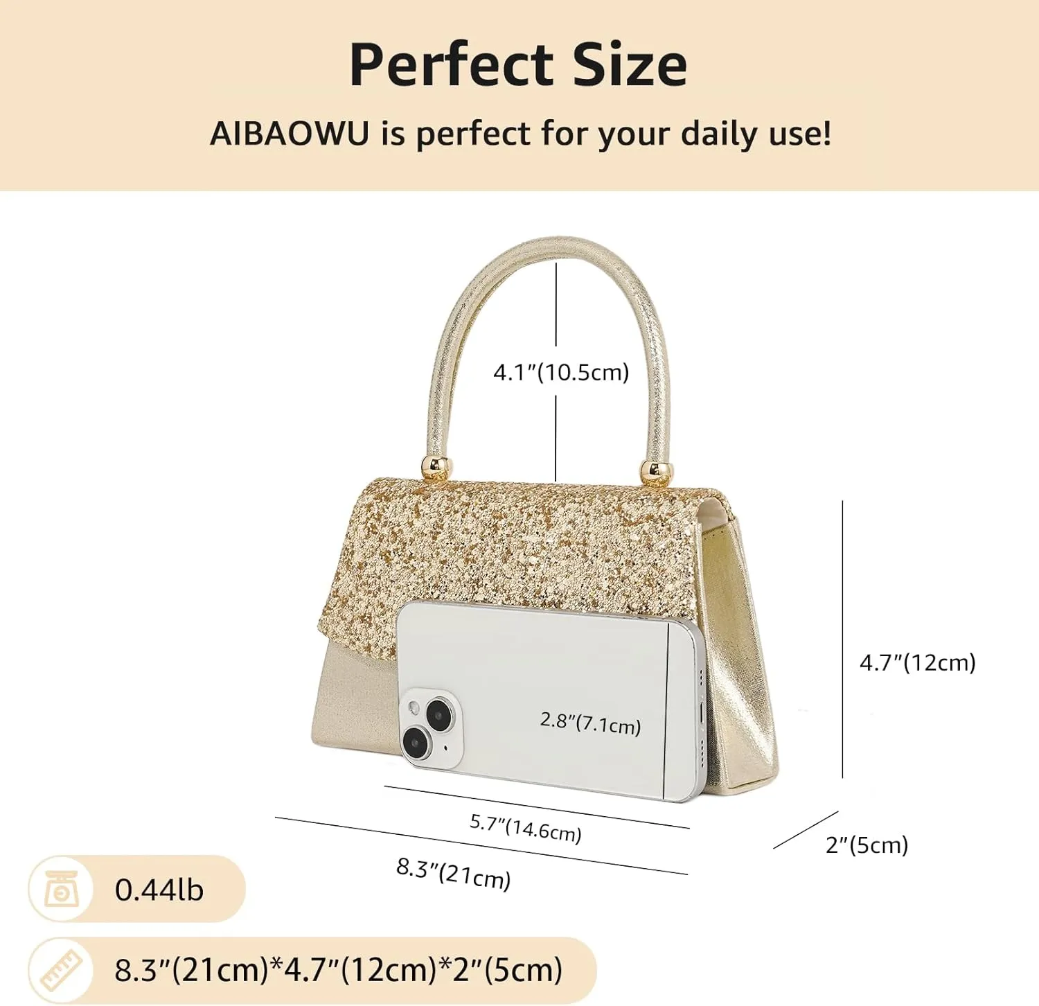 Clutch Purse for Women Small Sequin Purses Gold Evening Bag for Wedding Handbag for Party Clutch Cocktail Bags