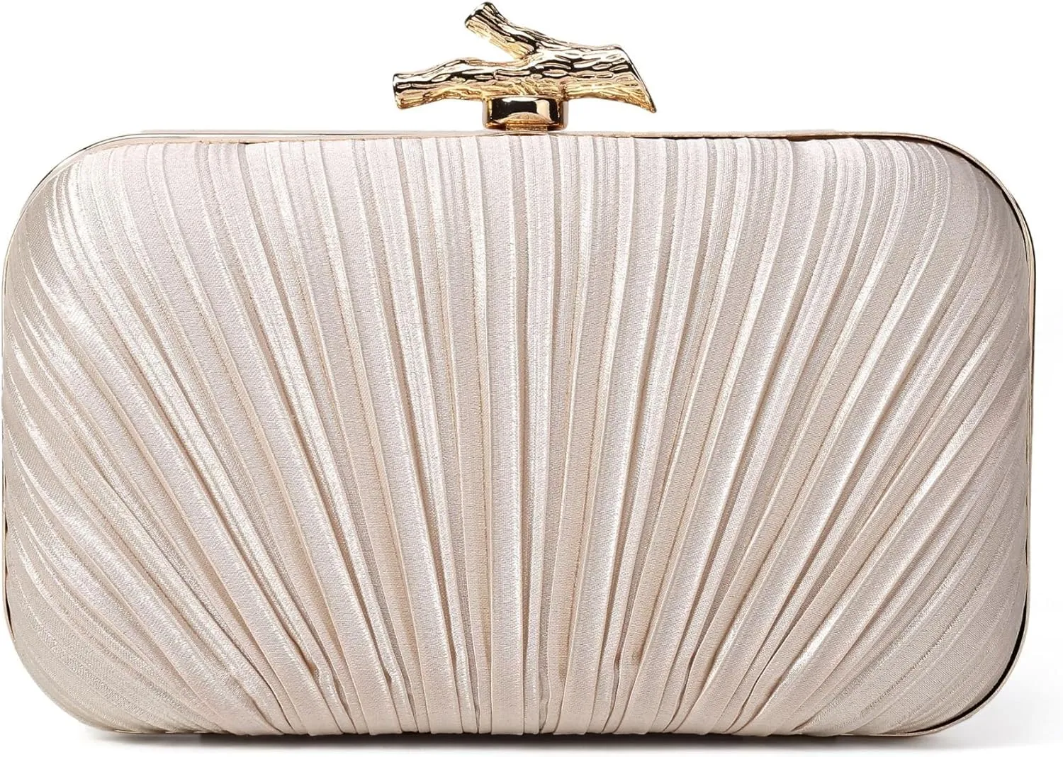 Clutch Purses for Women, Pleated Woven Evening Bag Designer Party Handbag for Cocktail/Formal/Prom/Wedding