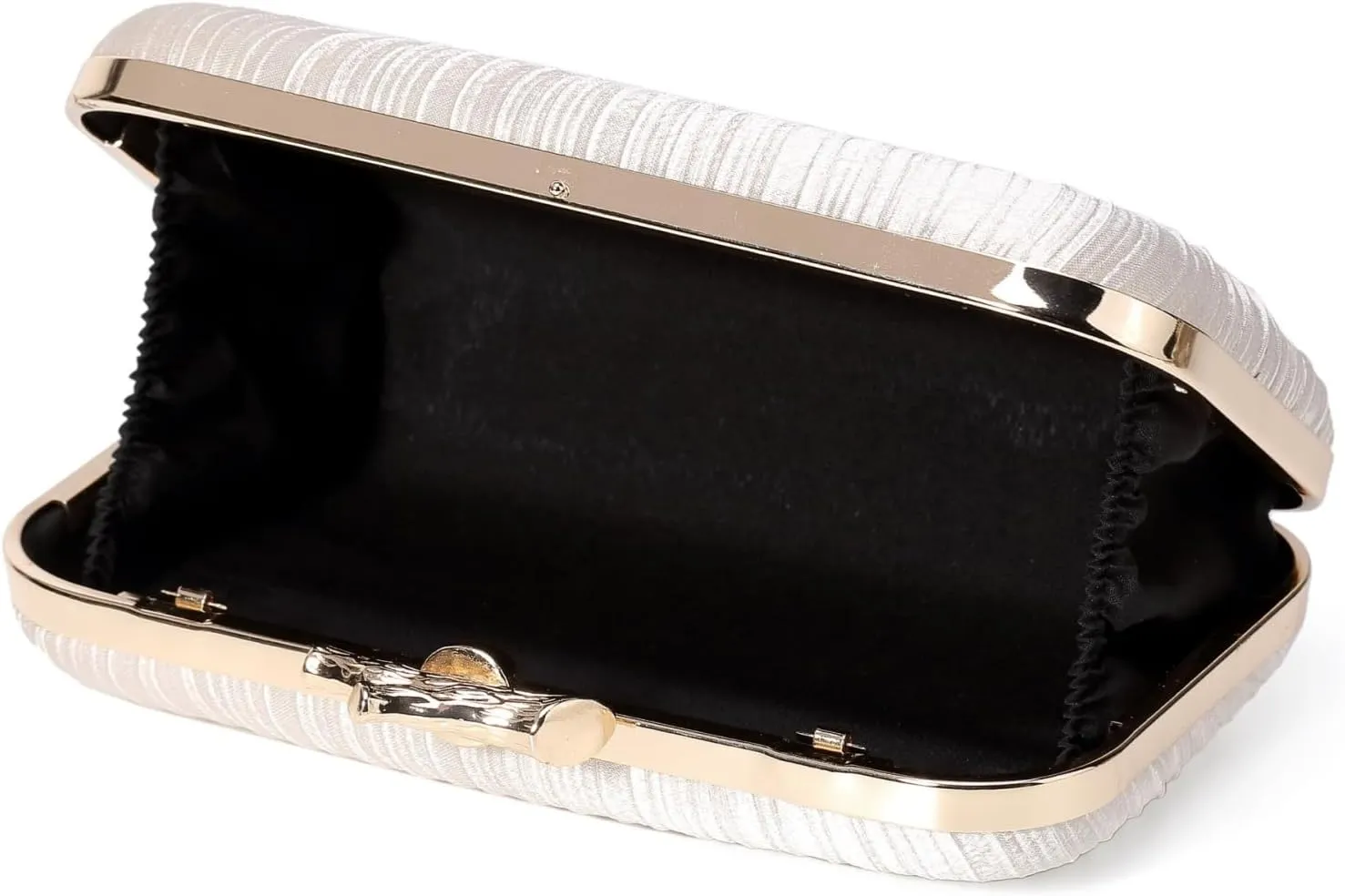 Clutch Purses for Women, Pleated Woven Evening Bag Designer Party Handbag for Cocktail/Formal/Prom/Wedding