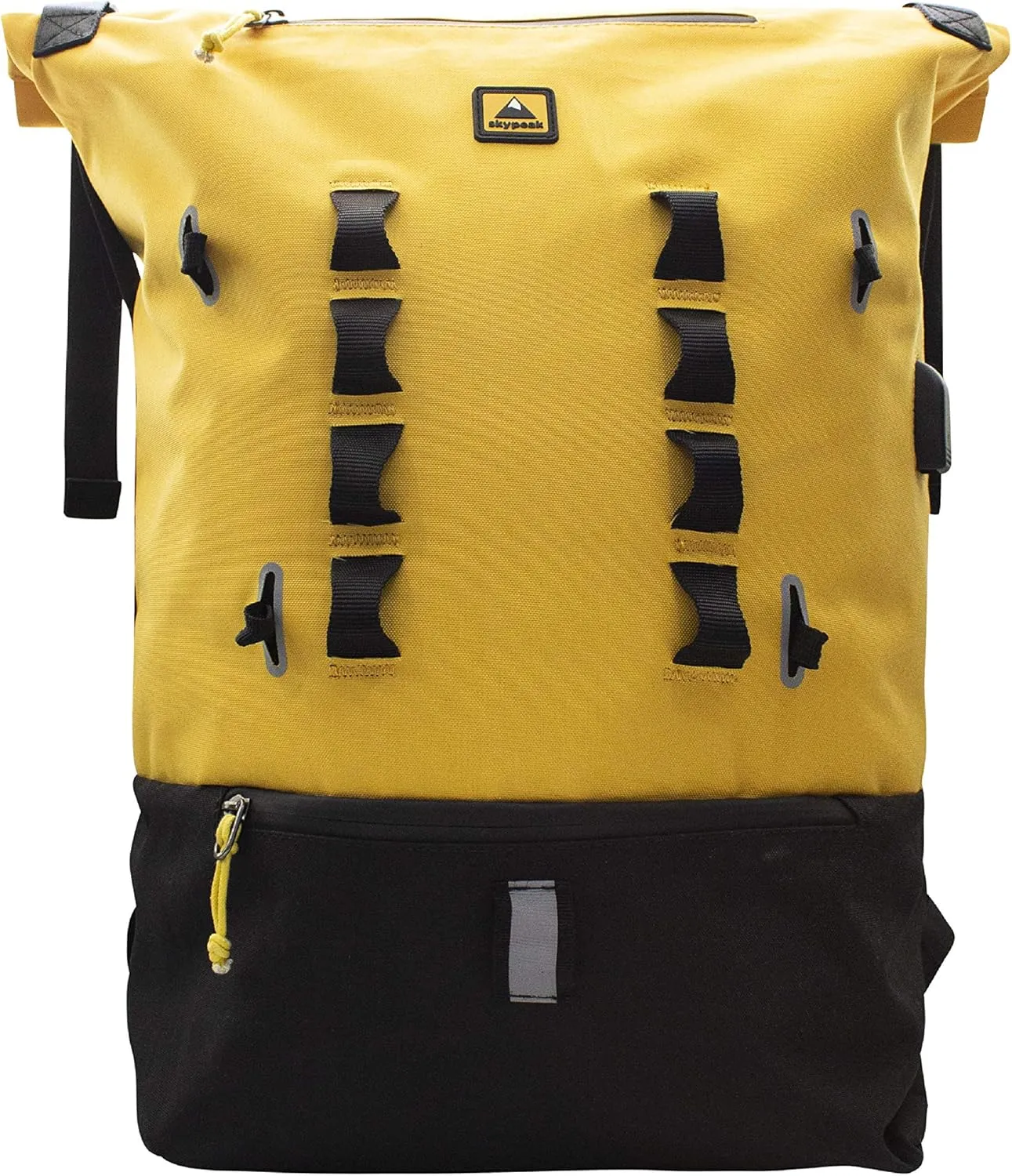 Cycling Backpack - Up to 15.6" Laptop with Space for Gadgets and Accesories for Daily Use and Travel, Yellow