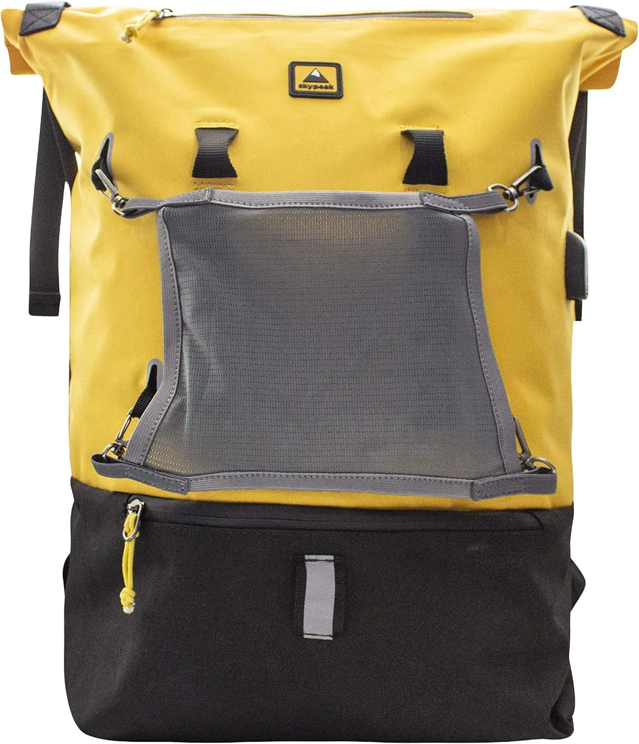 Cycling Backpack - Up to 15.6" Laptop with Space for Gadgets and Accesories for Daily Use and Travel, Yellow