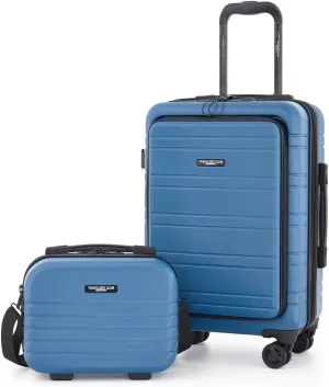 Discovery Collection 2PC Expandable Rolling Carry-on Luggage Set