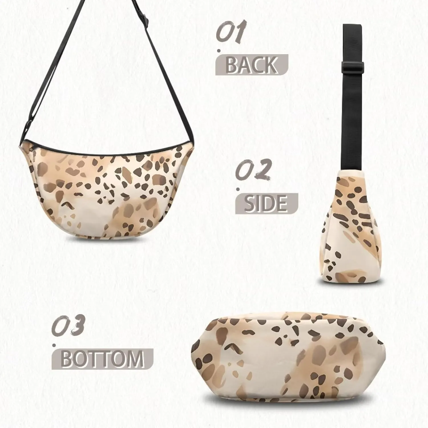 Dumpling Crossbody Bags for Women Casual Women'S Lightweight Crossbody Bag Large Capacity Hobo Bag for Women