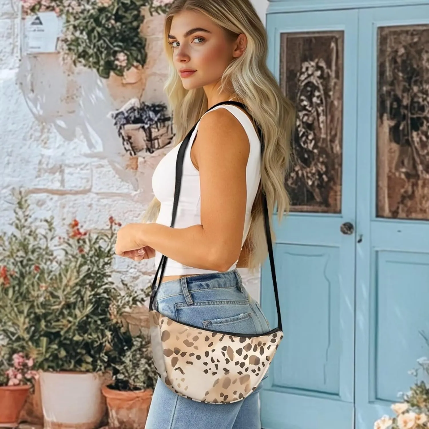 Dumpling Crossbody Bags for Women Casual Women'S Lightweight Crossbody Bag Large Capacity Hobo Bag for Women