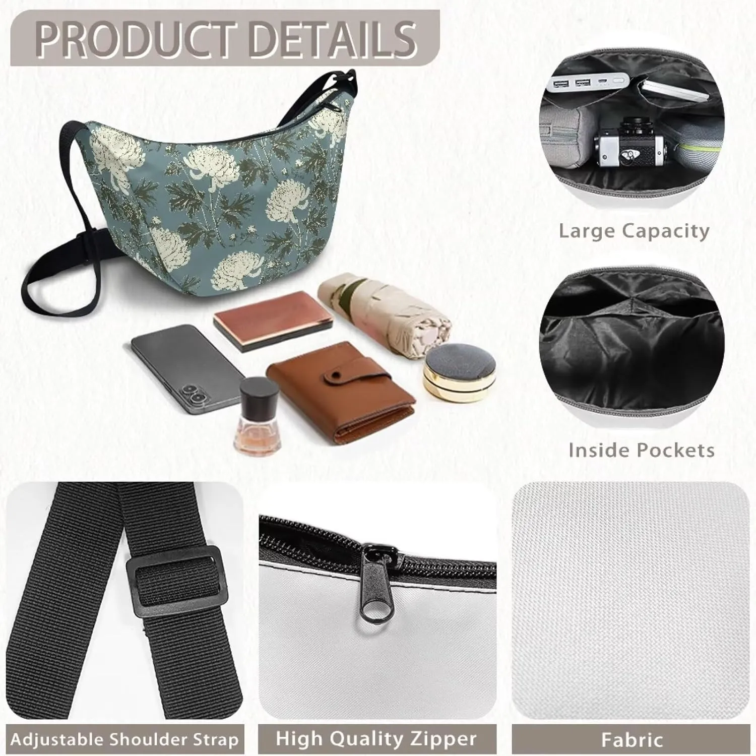 Dumpling Crossbody Bags for Women Casual Women'S Lightweight Crossbody Bag Small Handbag for Women