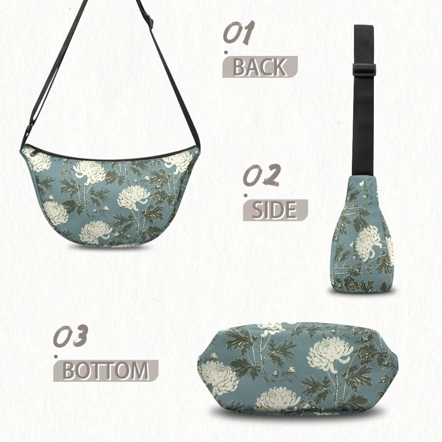 Dumpling Crossbody Bags for Women Casual Women'S Lightweight Crossbody Bag Small Handbag for Women