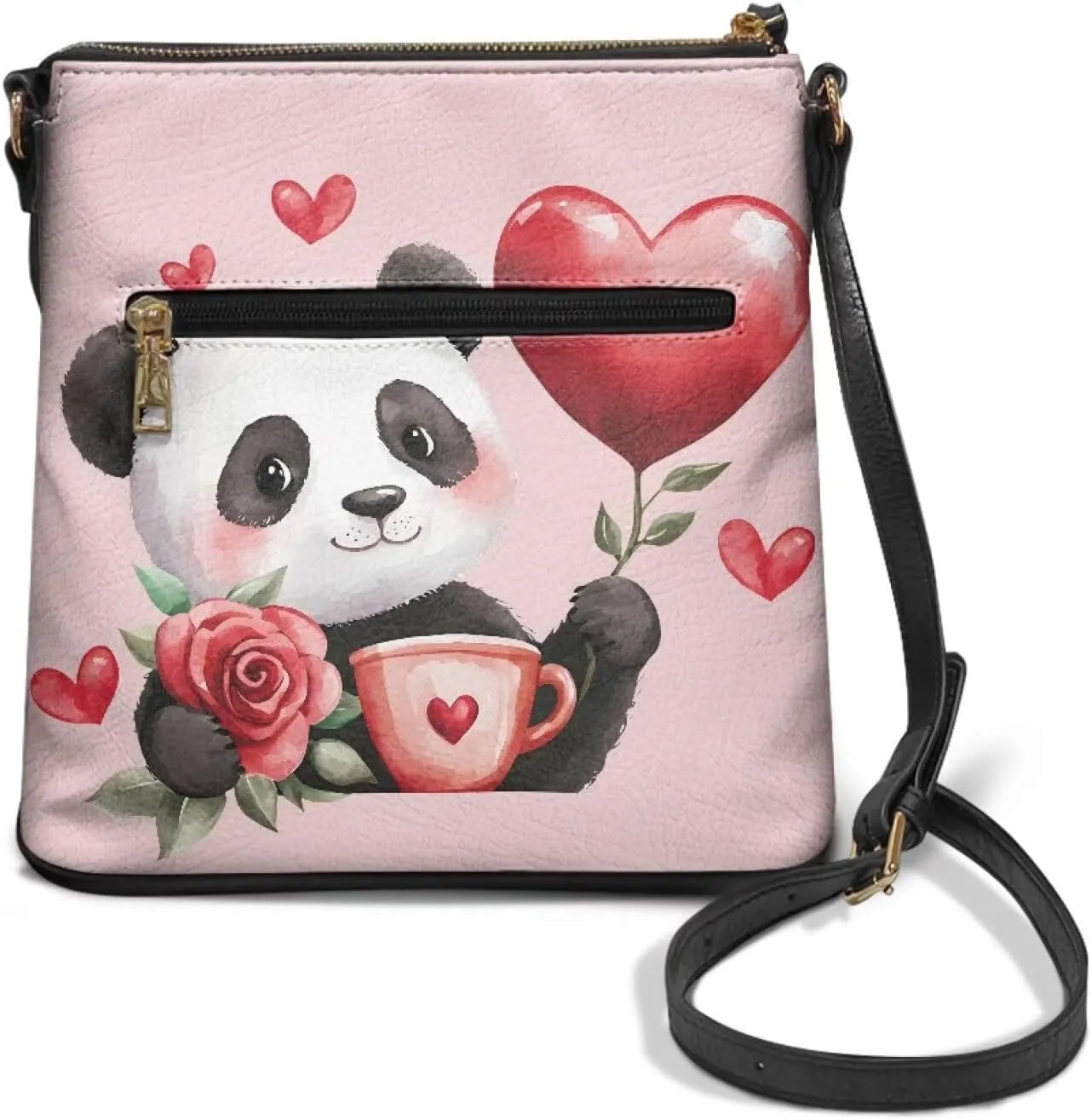 GIFTPUZZ Leather Shoulder Bag Work Totes for Women Purse Handbag with Back Zipper Pocket Large Crossbody Bag