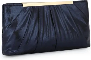 GOKTOW Nude Clutch Purses,Pleated Satin Evening Bags for Women Bridal Wedding Formal