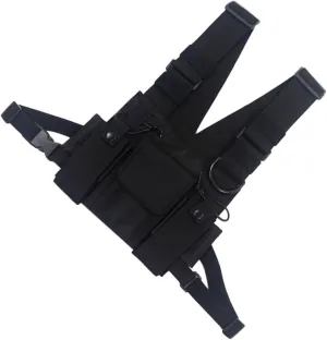 Hip-hop Bag Cool Utility Chest Bag Multiple Pockets Fashion Vest Style