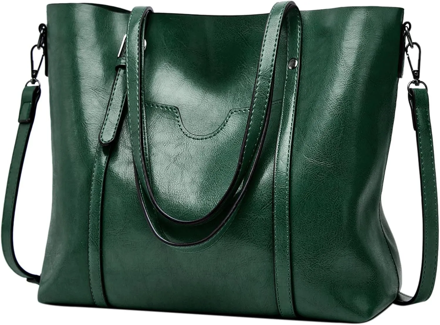 Hobo Bags For Women Retro Leather Large Top Handle Handbags Shoulder Bag With Side Pocket For Her Mom Sister
