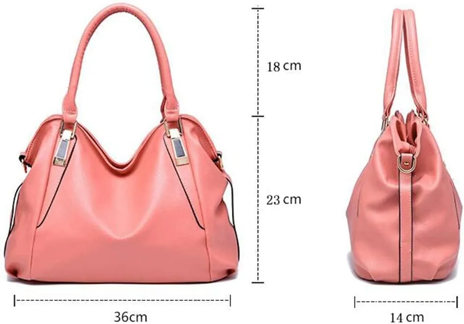 JSEIAJB Handbags Women Shoulder Bag Casual Large Tote Bags Hobo Soft Leather Ladies' Crossbody Messenger Bag
