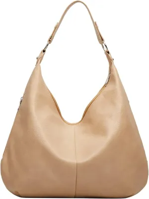 Large Crossbody Bags for Women, Large Capacity Vegan Pu Leather Shoulder Tote Bag Work Commute Casual Handbags