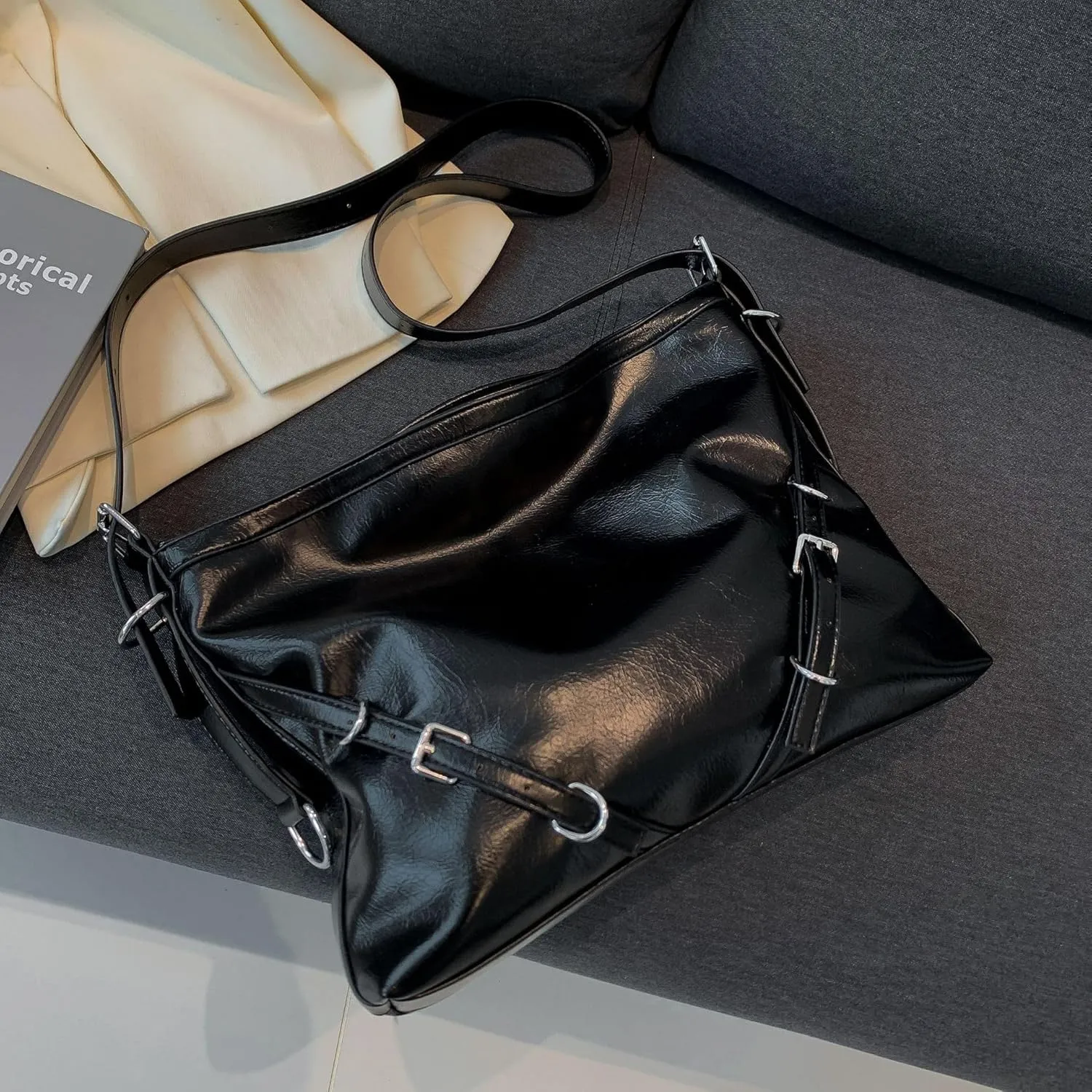 Leather Hobo Bags for Womens Y2k Purse Designer Tote Bags Women Hobo Purses for Women Trendy Purses