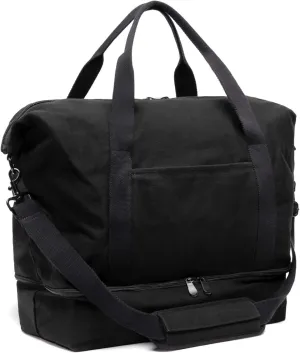 Lo & Sons Original Catalina Deluxe Premium Canvas Duffel Bag  Travel, Gym, Hospital, or Weekender Bag with Shoe Compartment for Men and Women