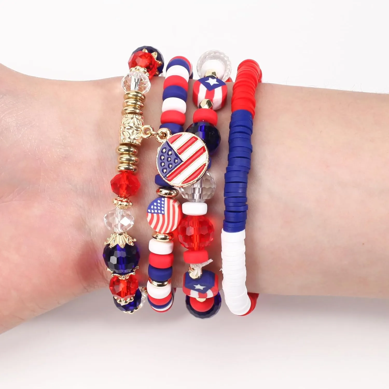 Lonext Halloween Bracelets Stackable Heishi Beaded Stretch Bracelets
