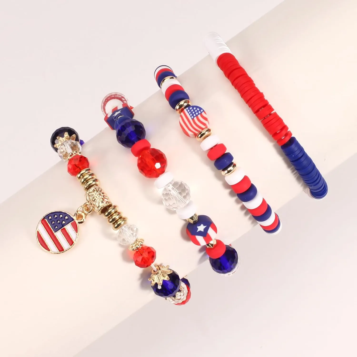 Lonext Halloween Bracelets Stackable Heishi Beaded Stretch Bracelets