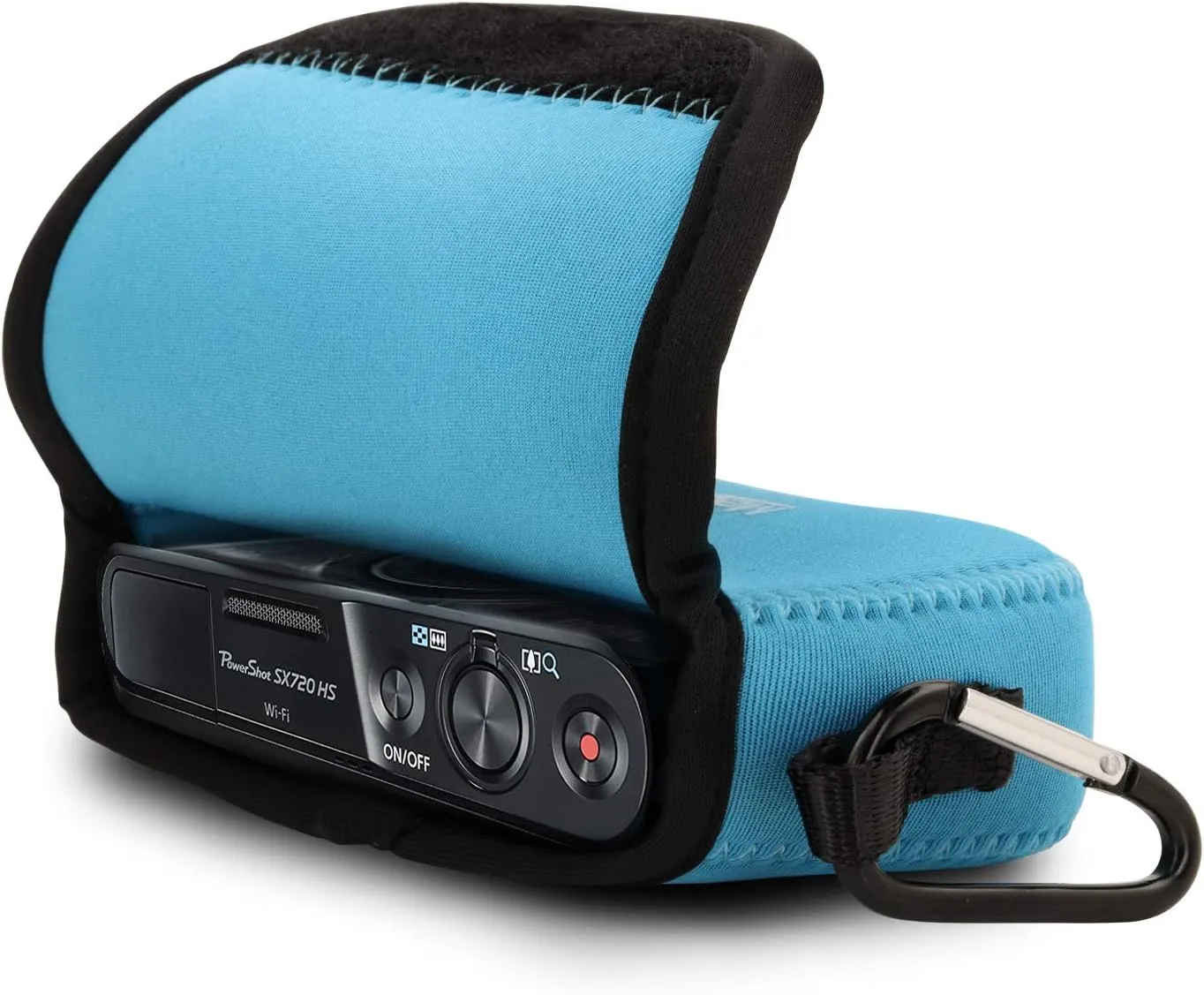 MegaGear Ultra Light Neoprene Camera Case compatible with Canon PowerShot SX720 HS, SX710 HS, Sony Cyber-shot DSC-HX50V, Canon PowerShot SX700 HS, G16, SX170 IS