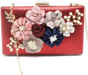 meilun Women's Pearl Clutch Purses Glliter Banquet Handbag Evening Bags