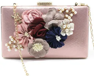meilun Women's Pearl Clutch Purses Glliter Banquet Handbag Evening Bags