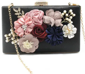 meilun Women's Pearl Clutch Purses Glliter Banquet Handbag Evening Bags