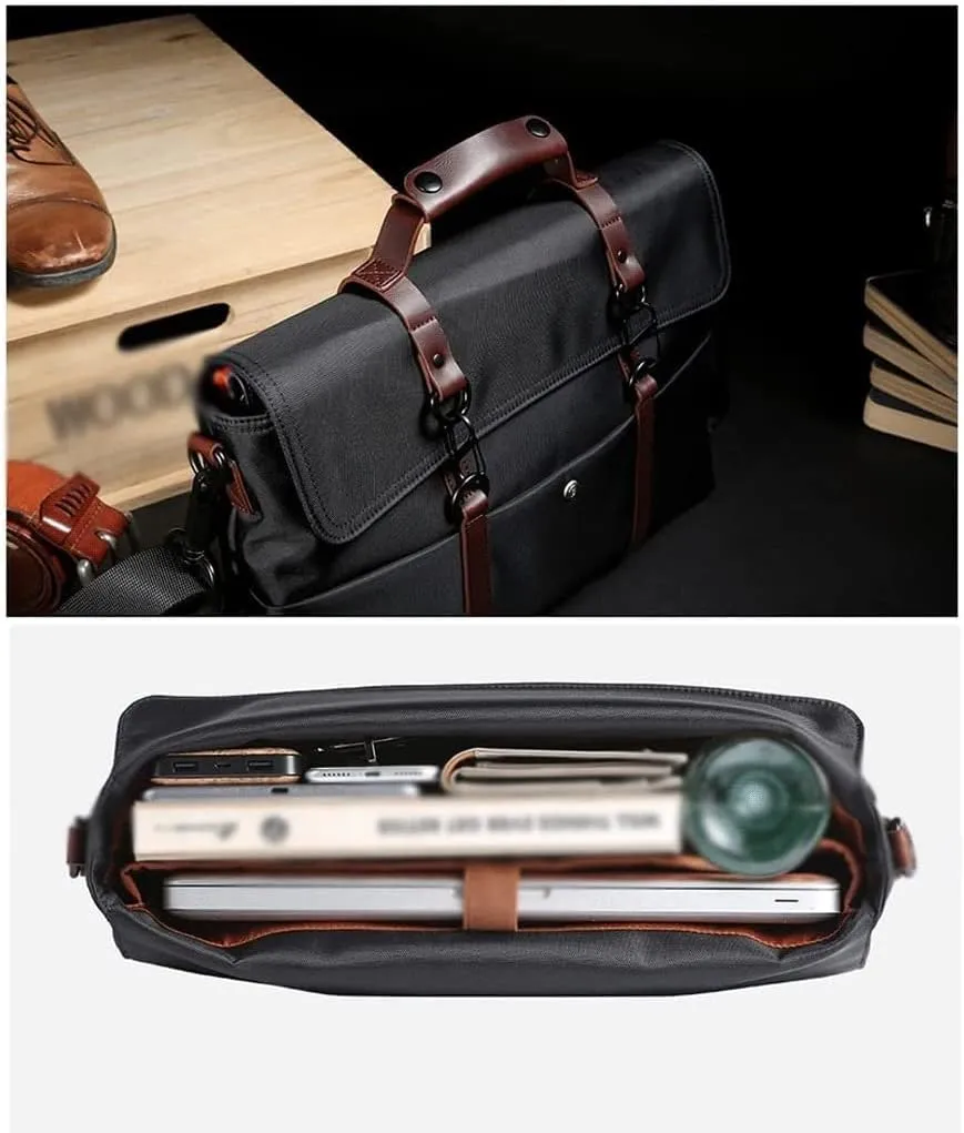 Men's Briefcase Handbag Large Capacity Casual Crossbody Business Male Tote Bags 14 Inch Laptop Messenger Bags