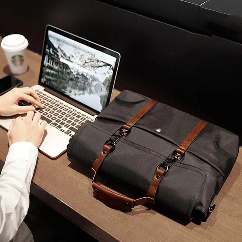 Men's Briefcase Handbag Large Capacity Casual Crossbody Business Male Tote Bags 14 Inch Laptop Messenger Bags