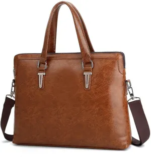 Men's Briefcase Totes Leather Men Laptop Handbags Messenger Bags For Male Handbag Office Business Bags