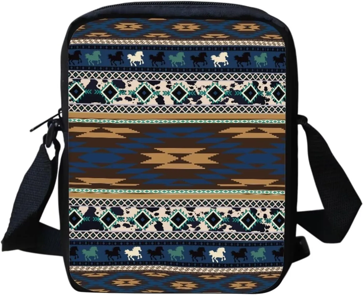 Messenger Bag Small Hobo Crossbody Bag with Multiple Pockets Casual Shoulder Tote Bag