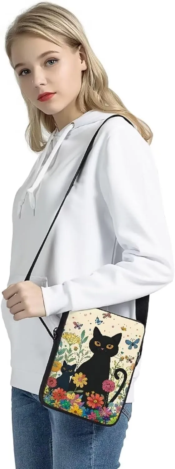 Messenger Bag Small Hobo Crossbody Bag with Multiple Pockets Casual Shoulder Tote Bag