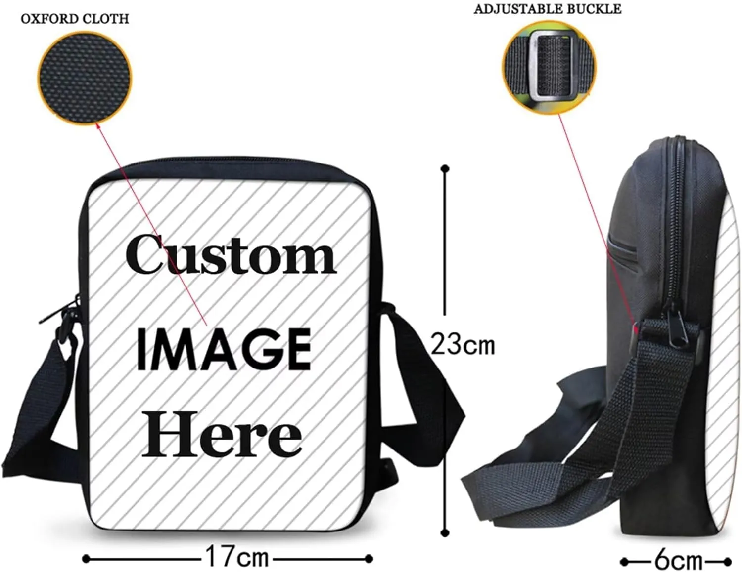 Messenger Bag Small Hobo Crossbody Bag with Multiple Pockets Casual Shoulder Tote Bag