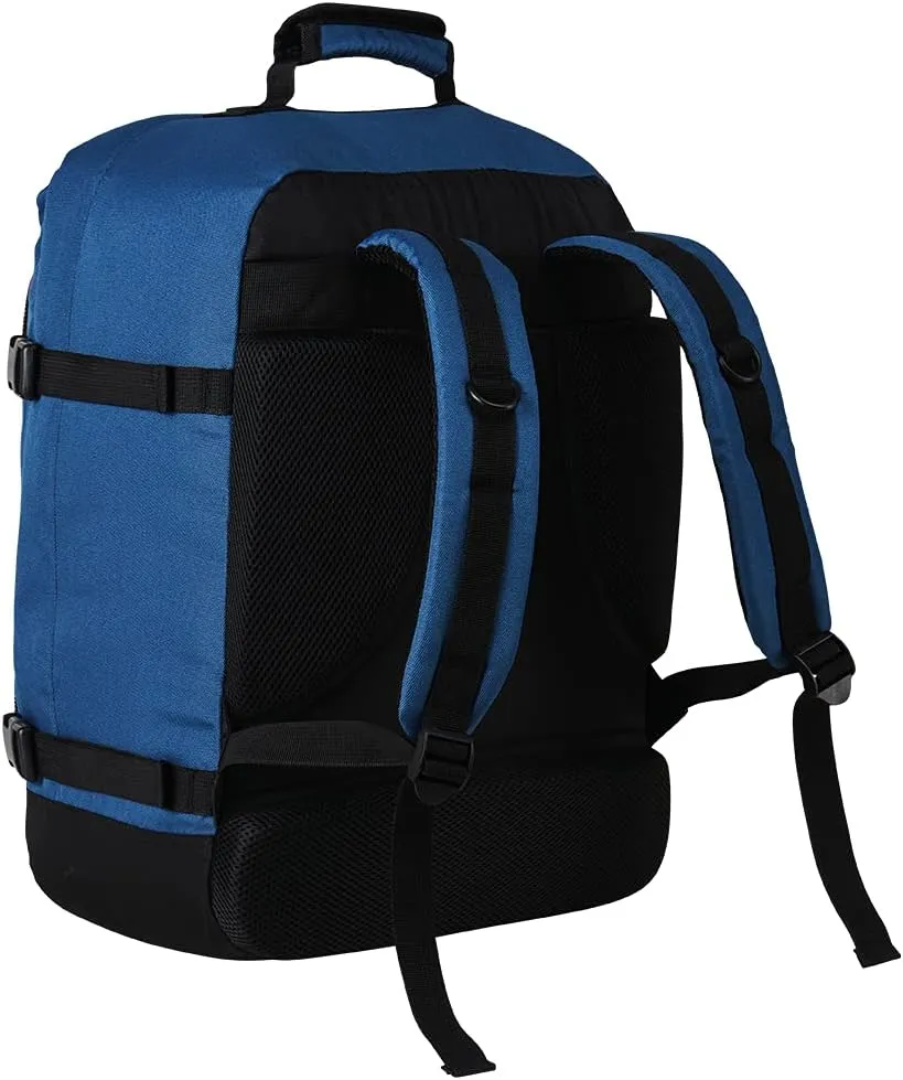 Metz 30L Travel Bag 18x14x8inch (45x36x20cm)-Backpack/Weekender Bag Ideal Underseat Carry on Luggage Fits Southwest Airlines and Many More (Navajo Blue)
