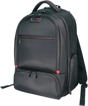 Mobile Edge Professional Laptop Backpack for Men and Women, Compatible with Mac 16-17" Laptops, TSA-Friendly, Black/Red