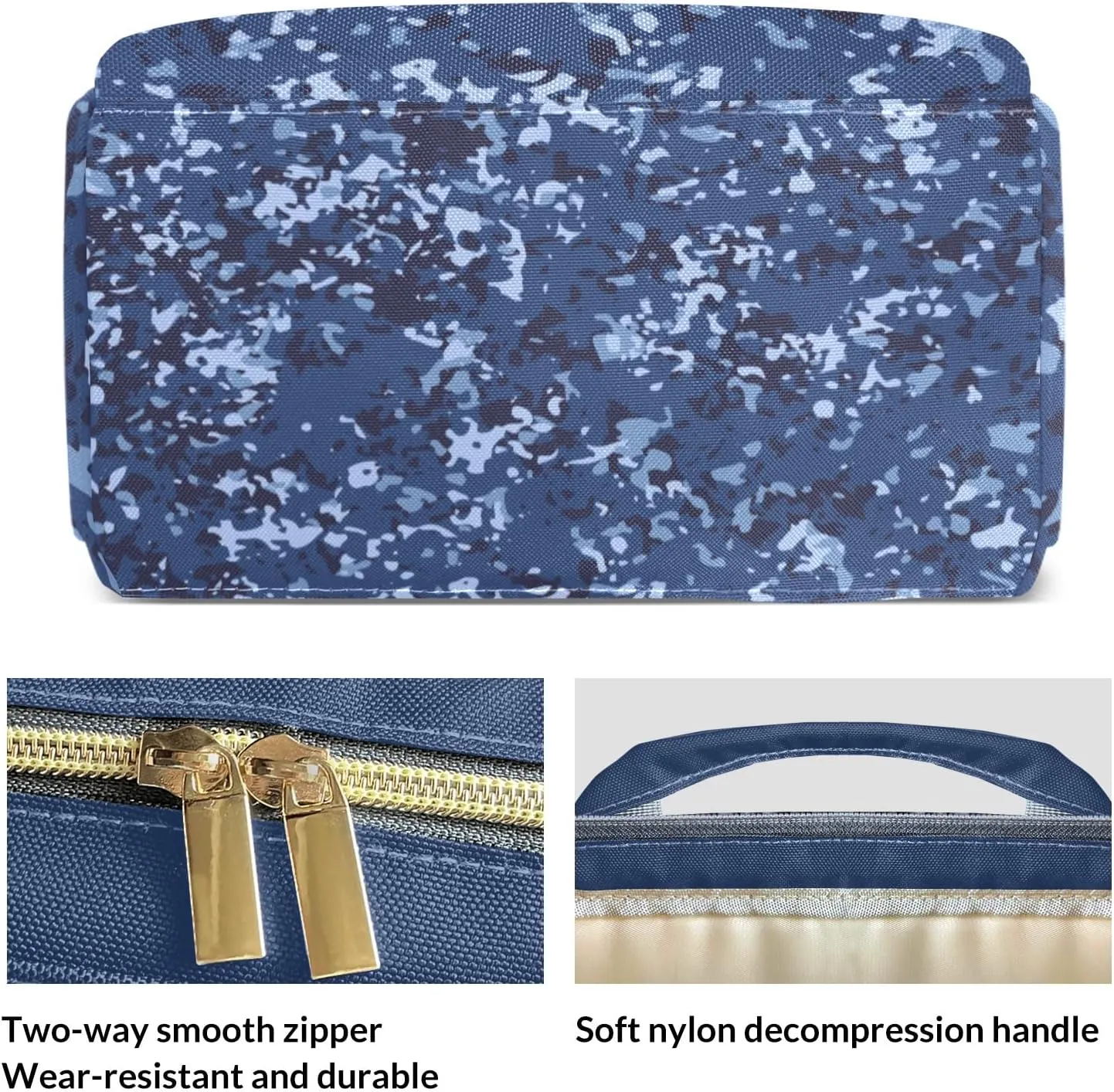 Navy Camouflage Mummy Bags Custom Personalized with Name Diaper Bags Backpack Gifts