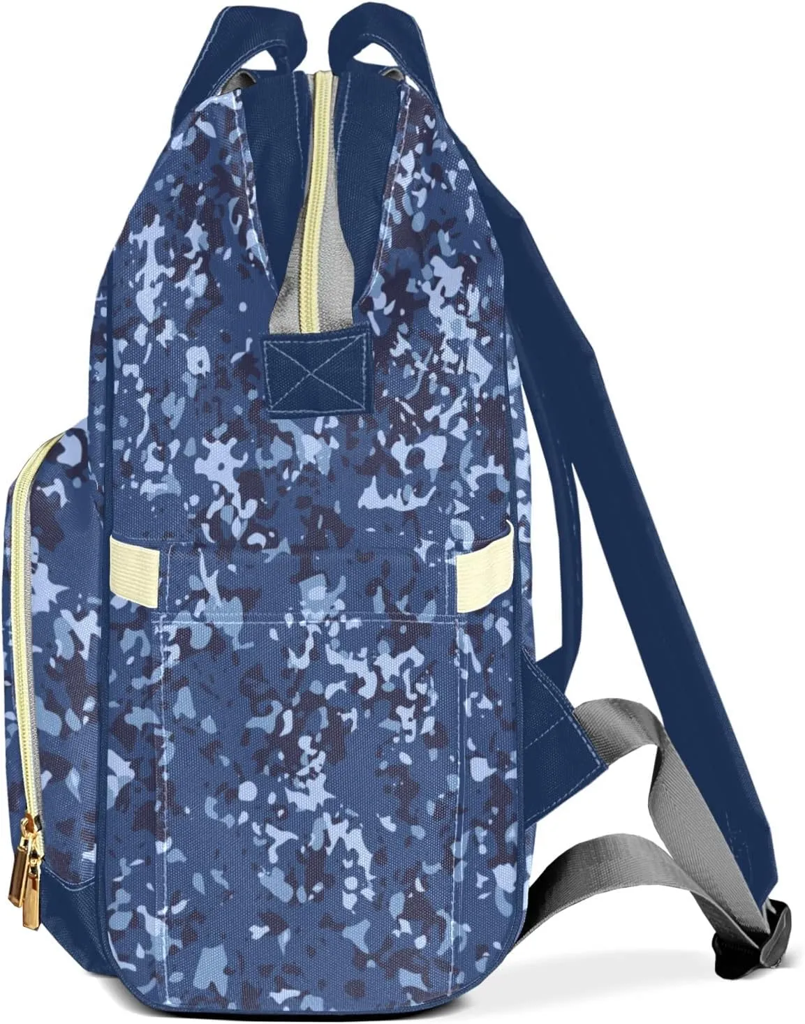 Navy Camouflage Mummy Bags Custom Personalized with Name Diaper Bags Backpack Gifts
