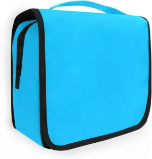 ODAWA Toiletry Bags Deep Sky Blue Cosmetic Bag Bathroom Storage Bag Women's Makeup Organizer Cosmetic Bags