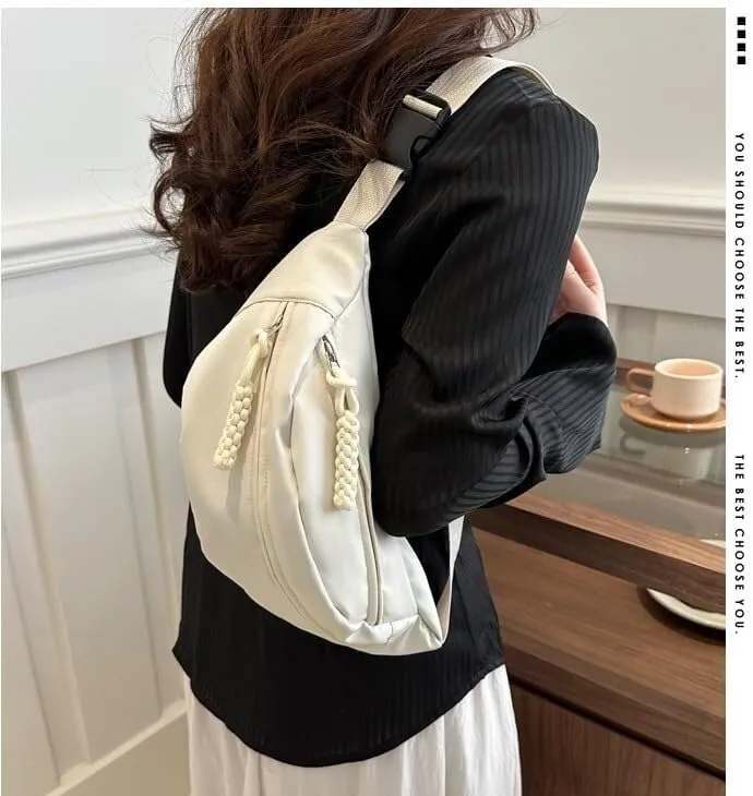 Purse Dumpling Bags Casual Handbag Crossbody Bag Hobo Sling Crescent Bag Women Men Trendy Small Shoulder Bags