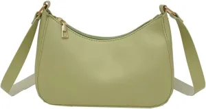 Retro Solid Color PU Leather Shoulder Underarm Bag Women's Fashion Handbags Casual Hobos Purses and Handbag Ladies Hand Bags