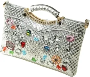 Rhinestone Bags Diamond Rhinestone Chain Evening Bag All-Match Underarm Bag Shoulder Crossbody Bags