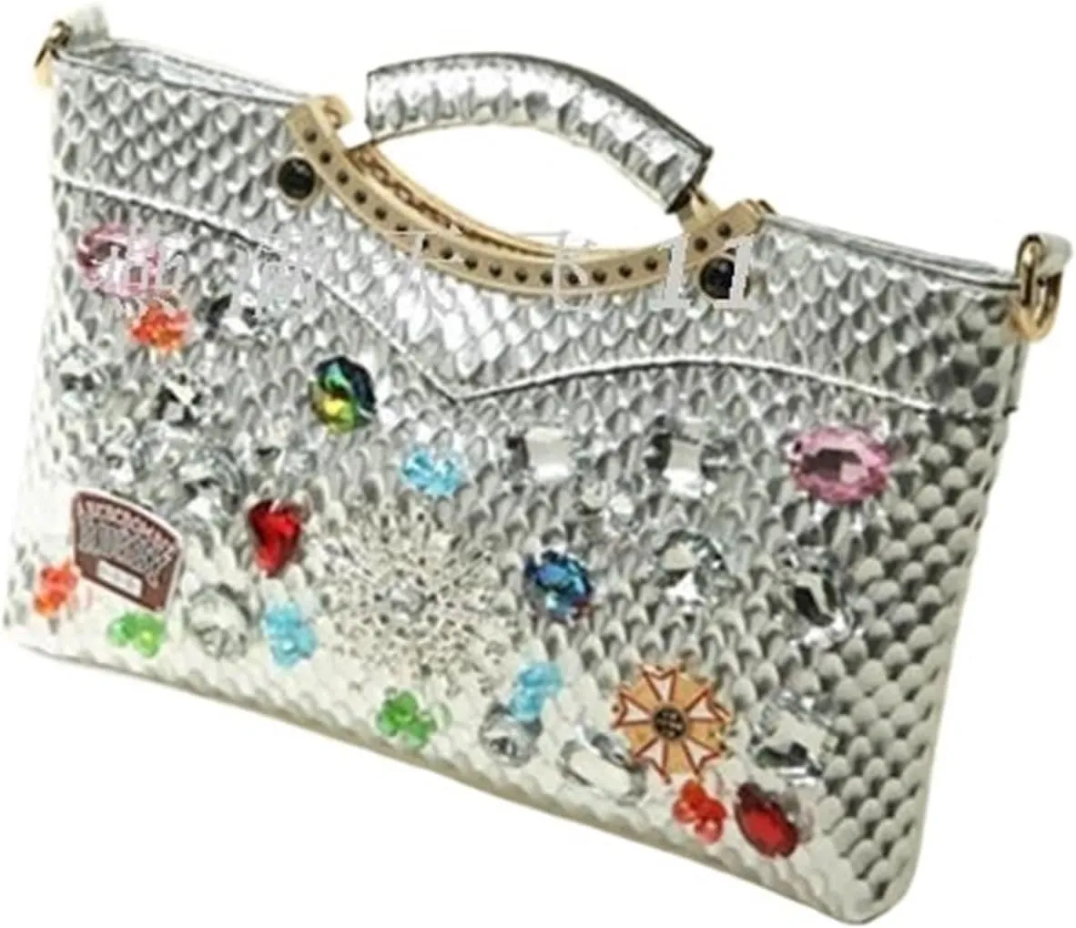 Rhinestone Bags Diamond Rhinestone Chain Evening Bag All-Match Underarm Bag Shoulder Crossbody Bags