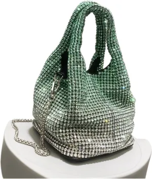 Rhinestone Bags Handle Rhinestones Evening Clutch Shoulder Shiny Clutch Purse Bucket Bag