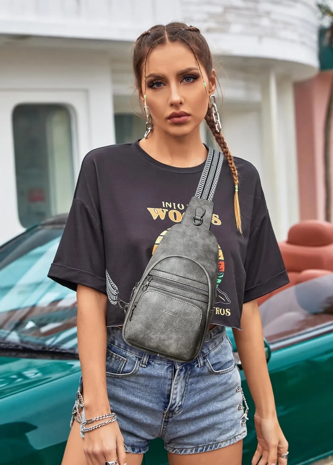 Sling Bag Crossbody Bags for Women Fanny Packs Purse Backpack Casual Daypacks for Travel Work Shopping