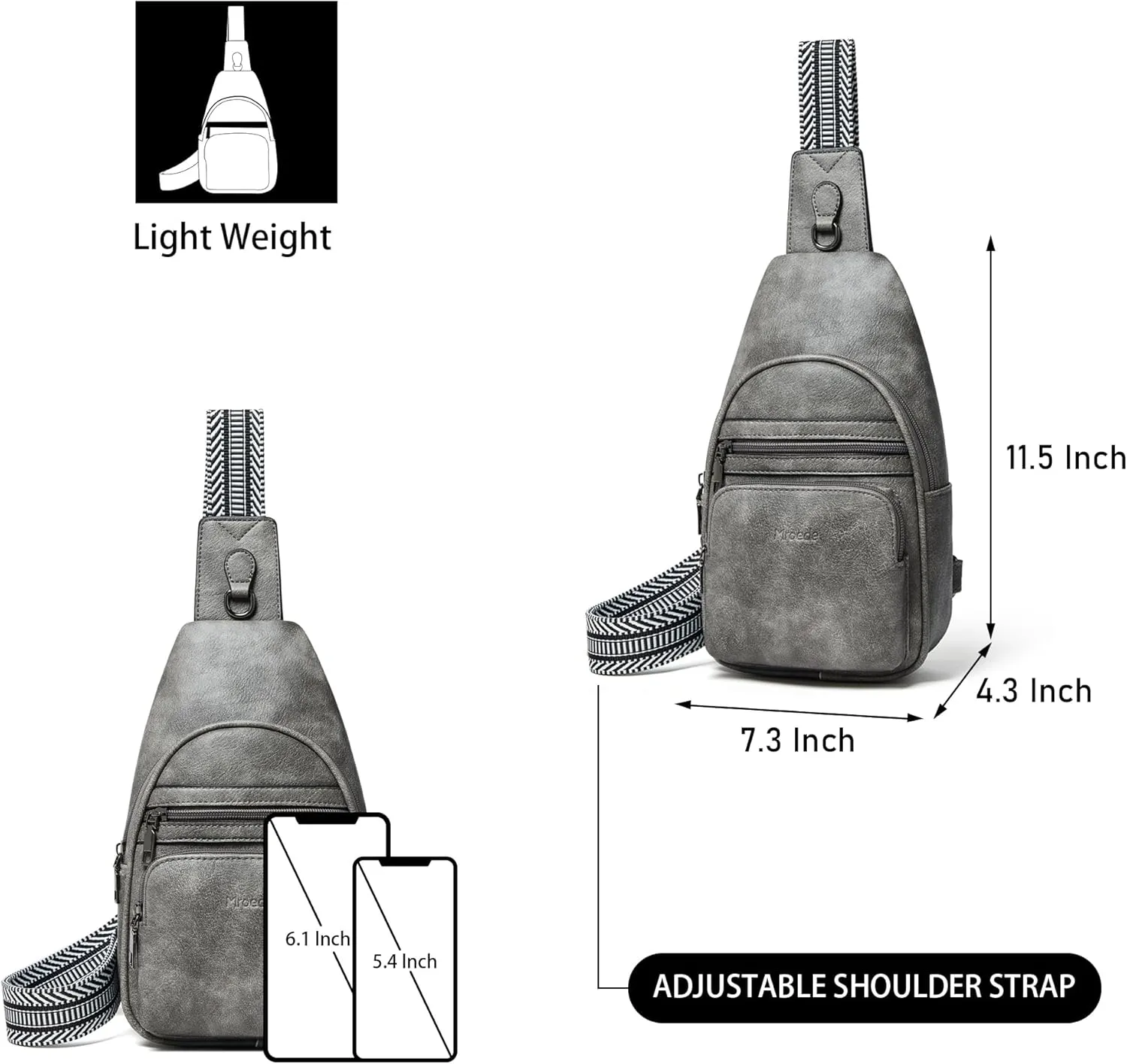 Sling Bag Crossbody Bags for Women Fanny Packs Purse Backpack Casual Daypacks for Travel Work Shopping